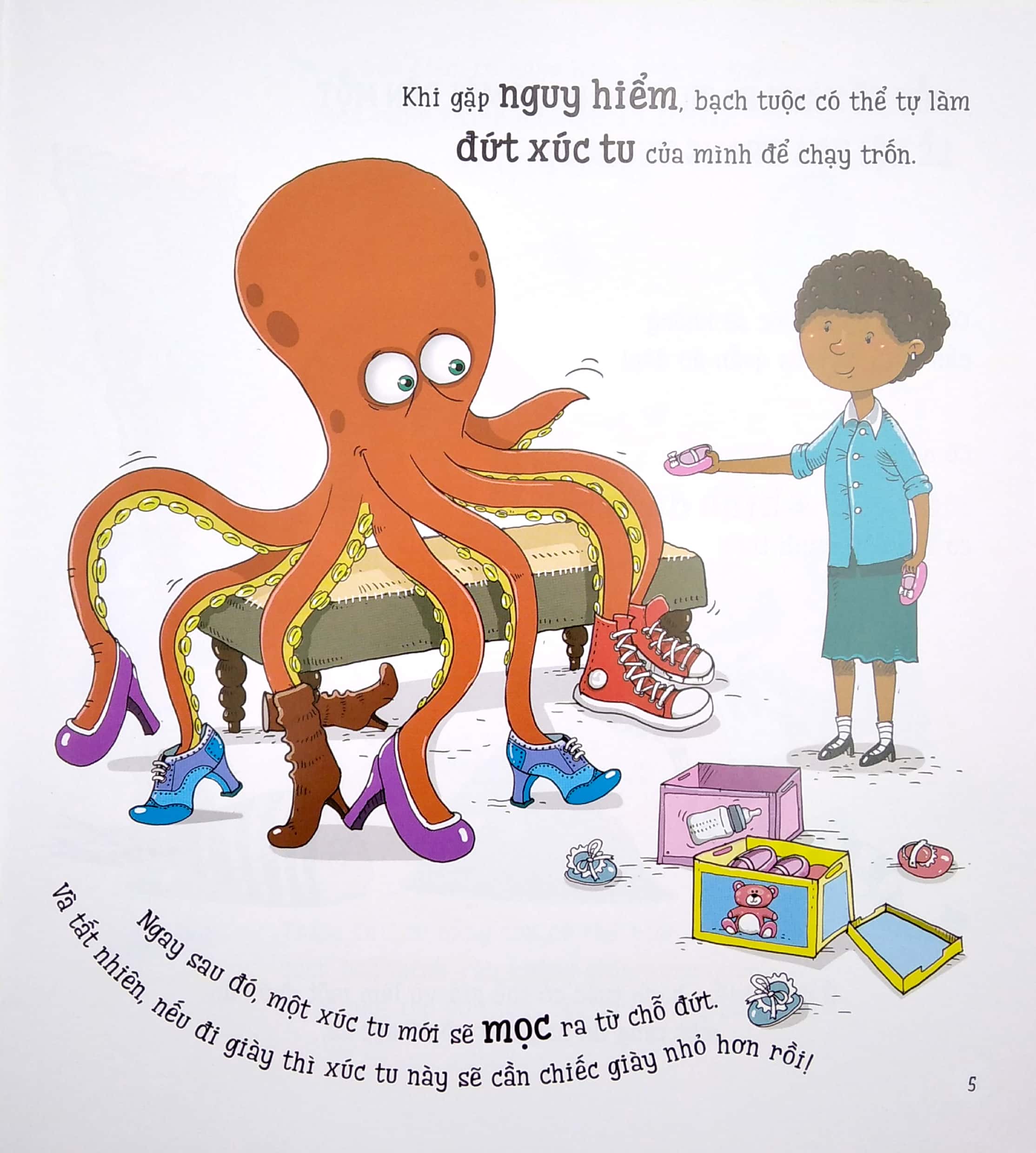 bé thỏa sức tưởng tượng - nếu...bạch tuộc leo lên tòa nhà chọc trời - Ảnh 5