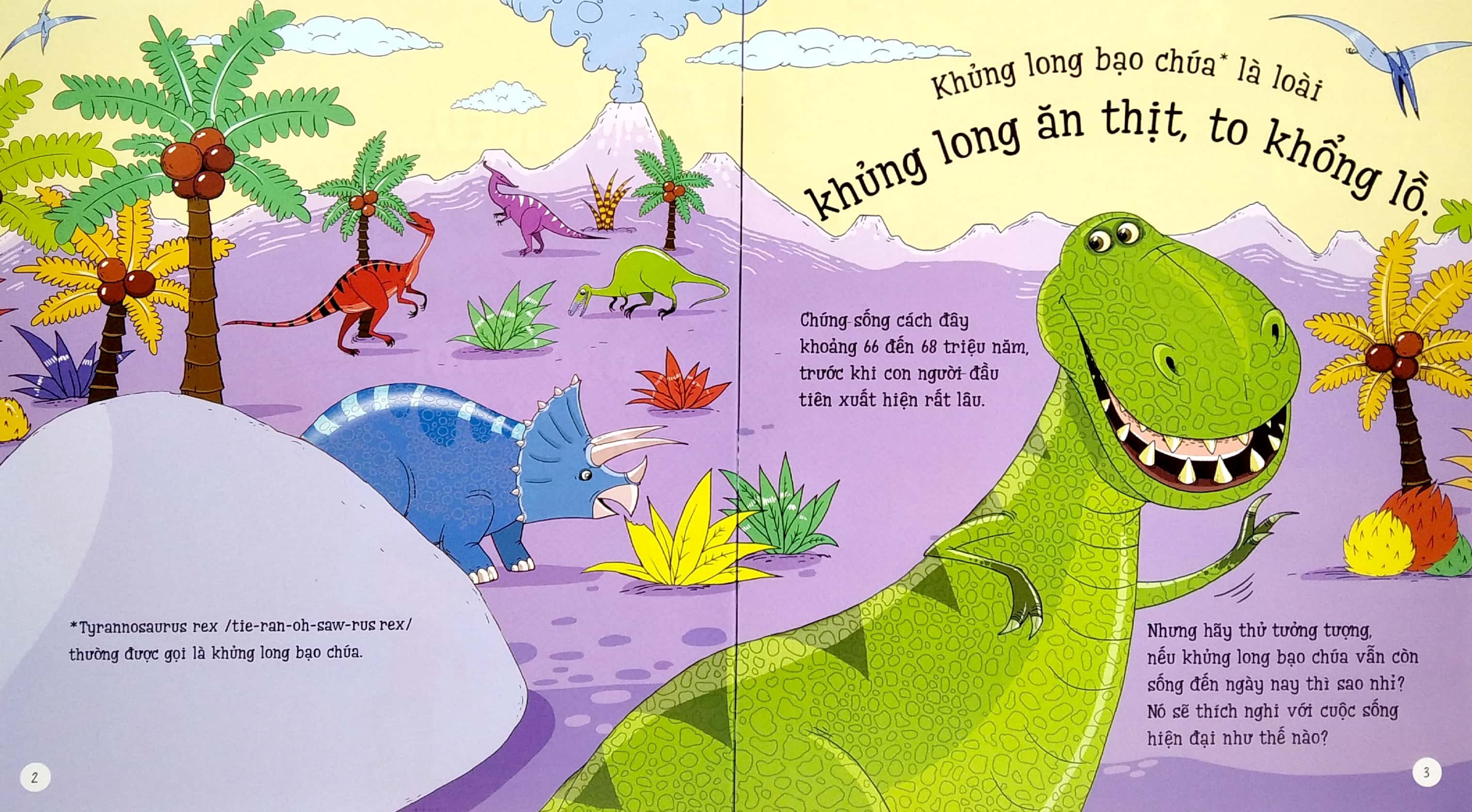 bé thỏa sức tưởng tượng - nếu...khủng long bạo chúa dạo chơi trong thành phố - Ảnh 3