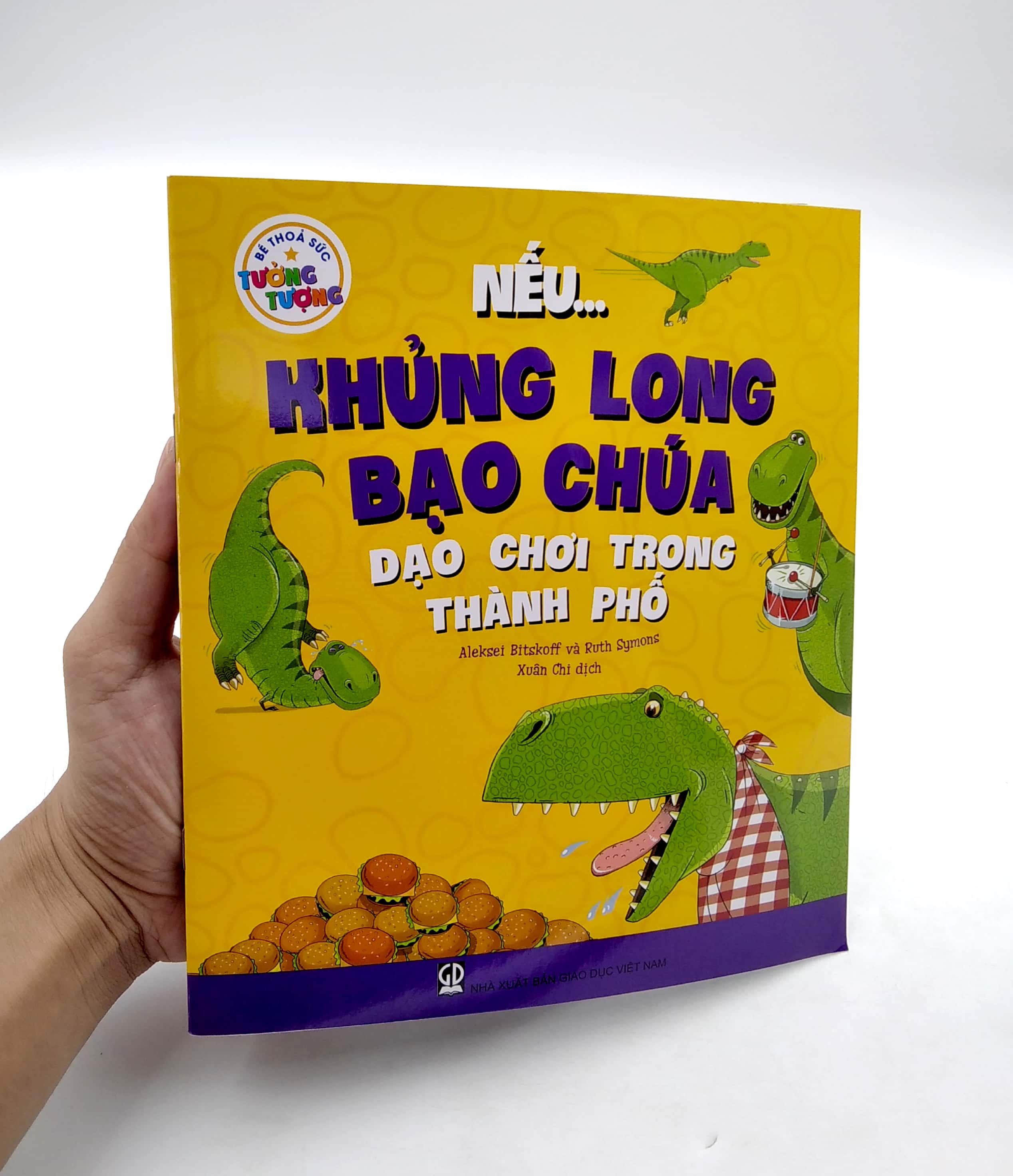 bé thỏa sức tưởng tượng - nếu...khủng long bạo chúa dạo chơi trong thành phố - Ảnh 7