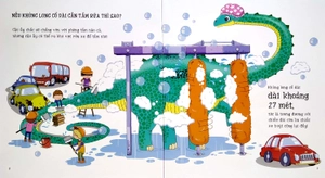 bé thỏa sức tưởng tượng - nếu...khủng long cổ dài đến nhà hàng - Ảnh 6