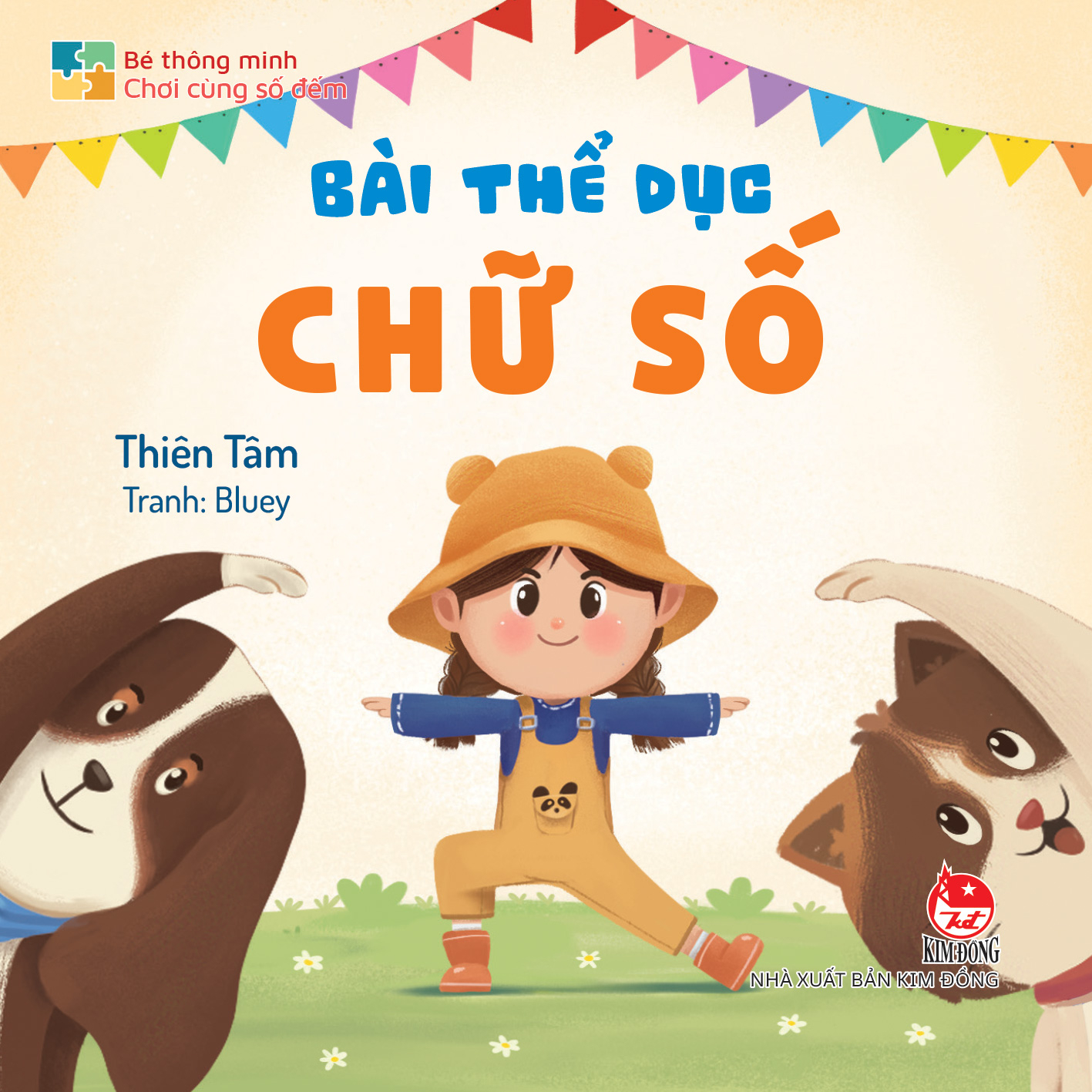 Bé Thông Minh - Chơi Cùng Số Đếm - Bài Thể Dục Chữ Số - Bìa Cứng - Ảnh 2