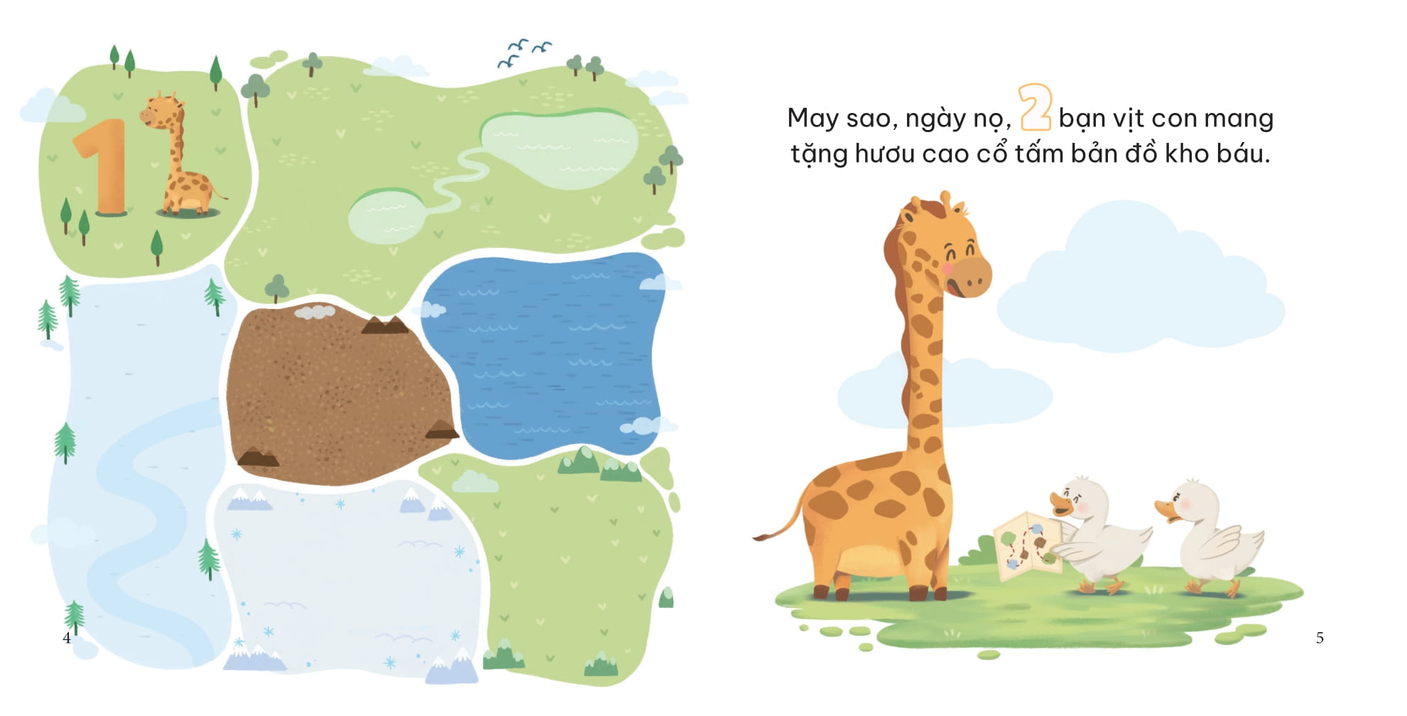 Bé Thông Minh - Chơi Cùng Số Đếm - Cuộc Phiêu Lưu Của Hươu Cao Cổ - Bìa Cứng - Ảnh 4