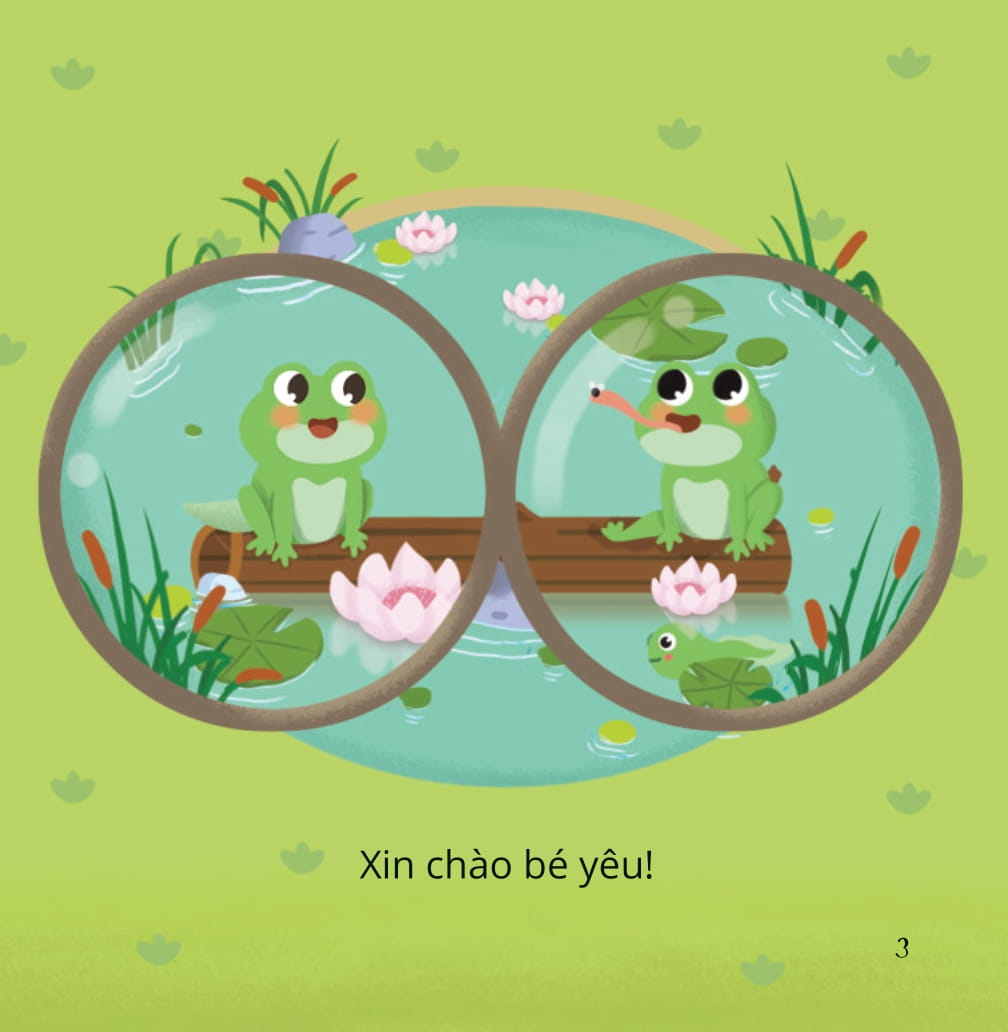 bé thông minh - đóng mở kì diệu - bên trong ao nước - bìa cứng - Ảnh 3