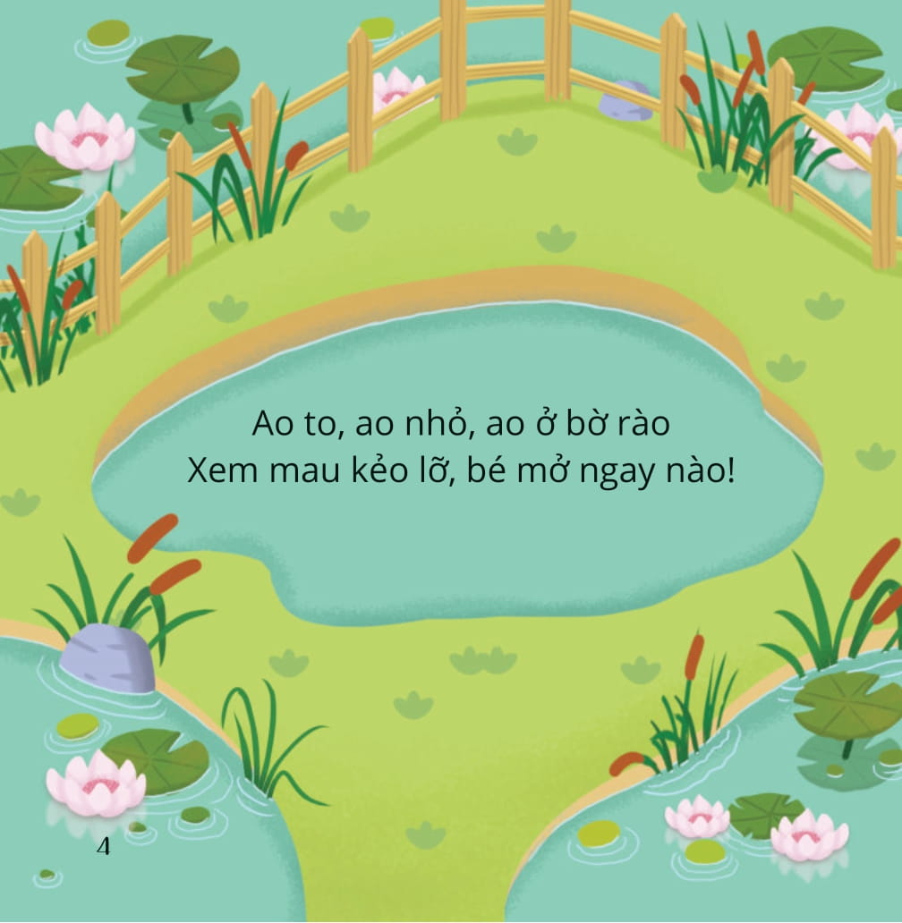 bé thông minh - đóng mở kì diệu - bên trong ao nước - bìa cứng - Ảnh 4