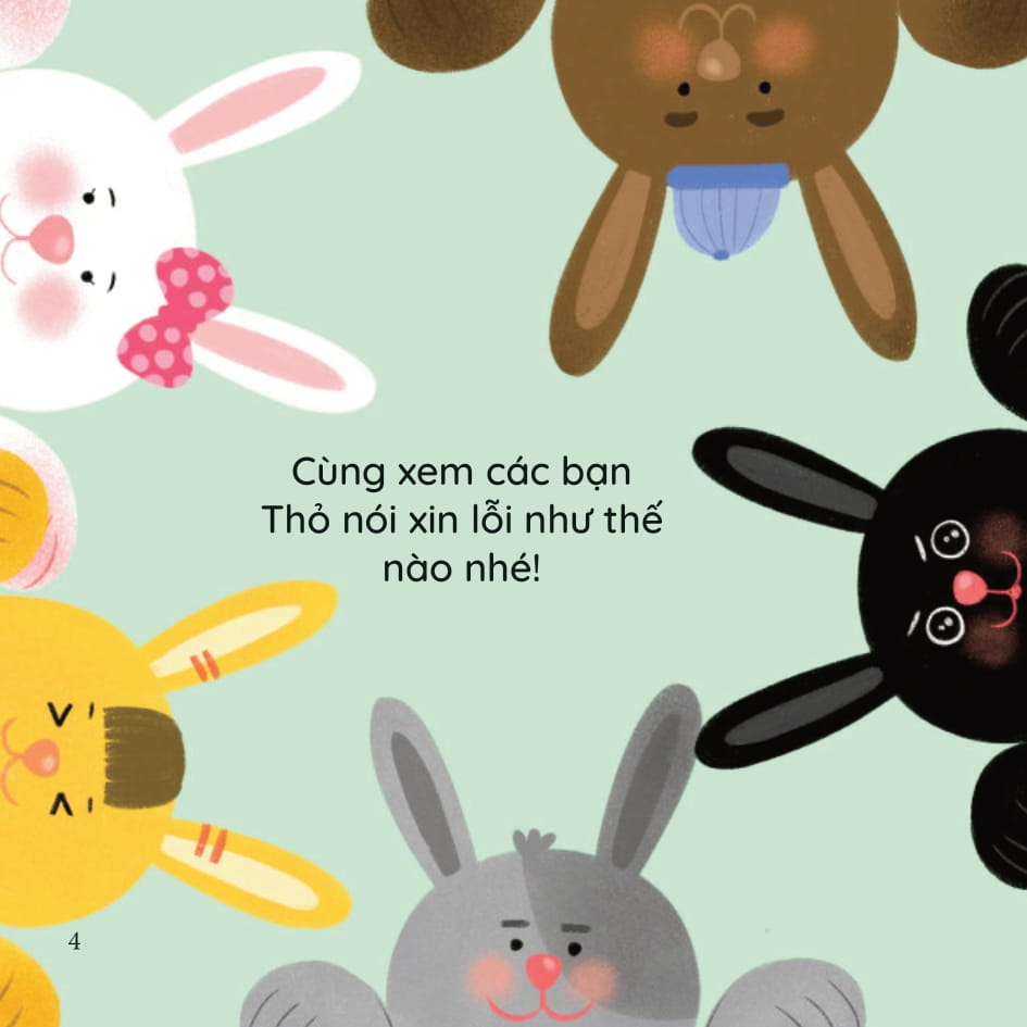 bé thông minh - những tiếng đầu đời - bé nói xin lỗi - bìa cứng - Ảnh 4