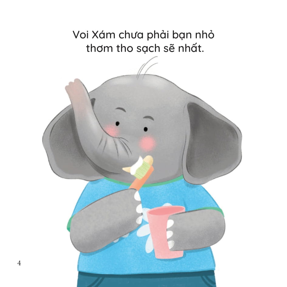 bé thông minh - sinh hoạt hằng ngày - ai thơm tho sạch sẽ nhất? - bìa cứng - Ảnh 4