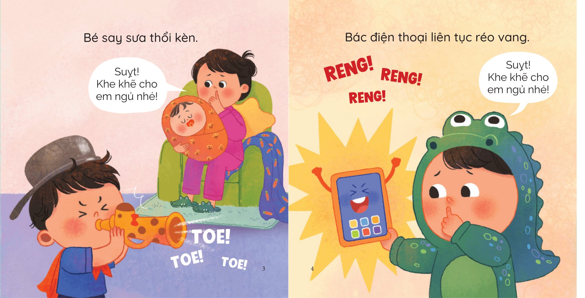 Bé Thông Minh - Thanh Âm Cuộc Sống - Khe Khẽ Nào! - Bìa Cứng - Ảnh 3