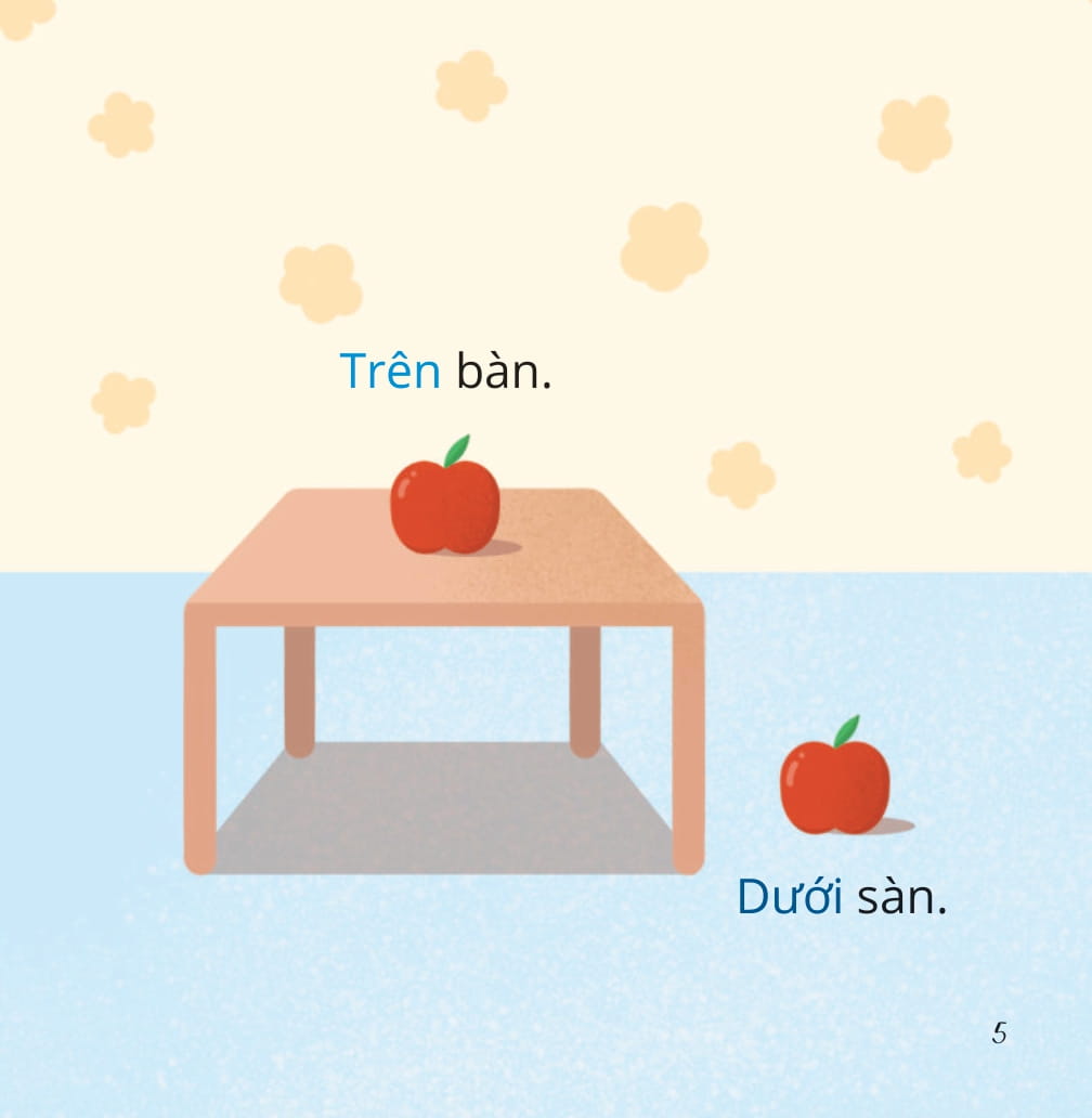 bé thông minh - trổ tài so sánh - trên-dưới - bìa cứng - Ảnh 5