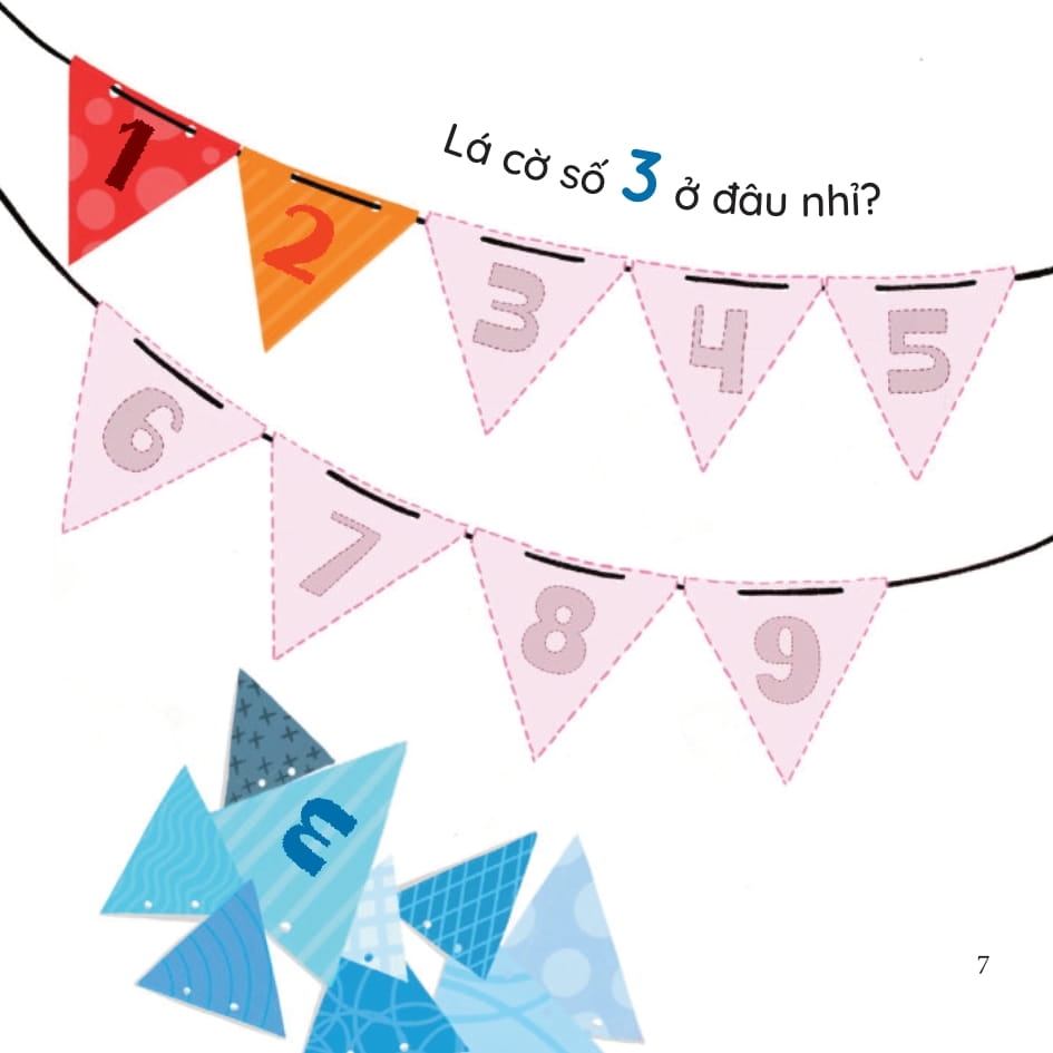 bé thông minh - vui học số đếm - 1, 2, 3 ta cùng chơi! - bìa cứng - Ảnh 7