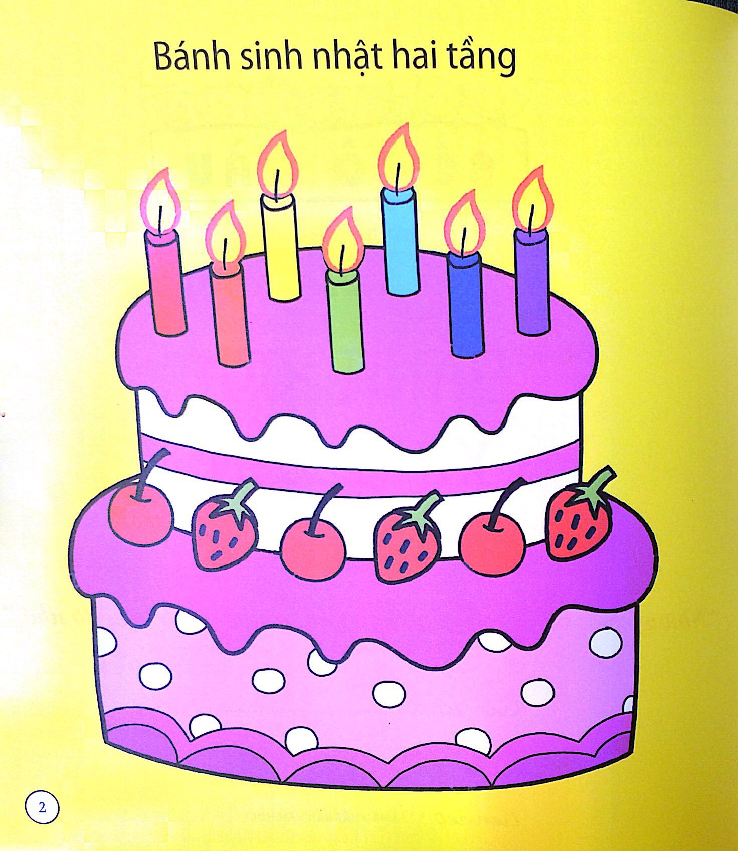 bé tô màu - bánh kem xinh xắn - Ảnh 2