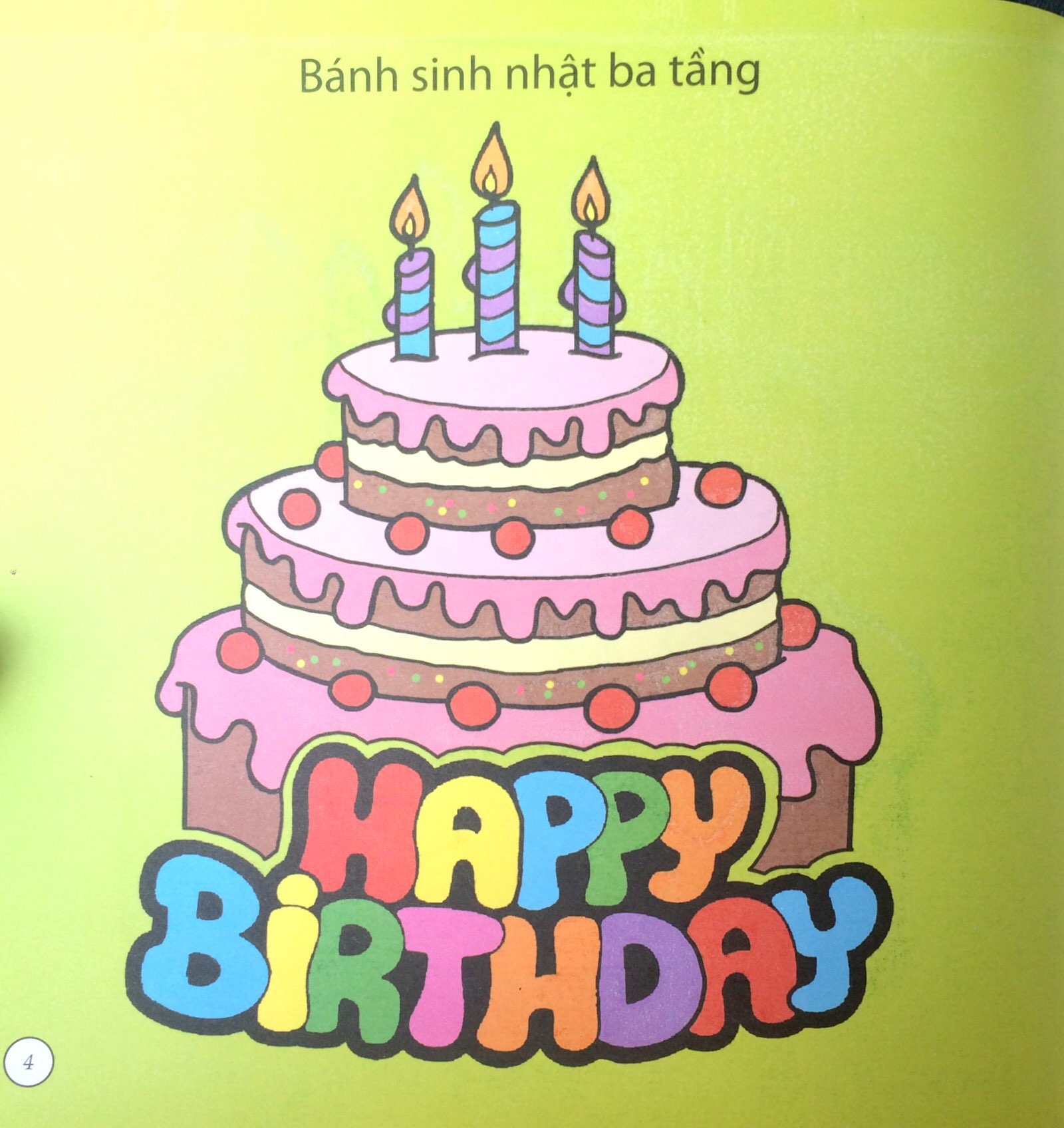 bé tô màu - bánh kem xinh xắn - Ảnh 4