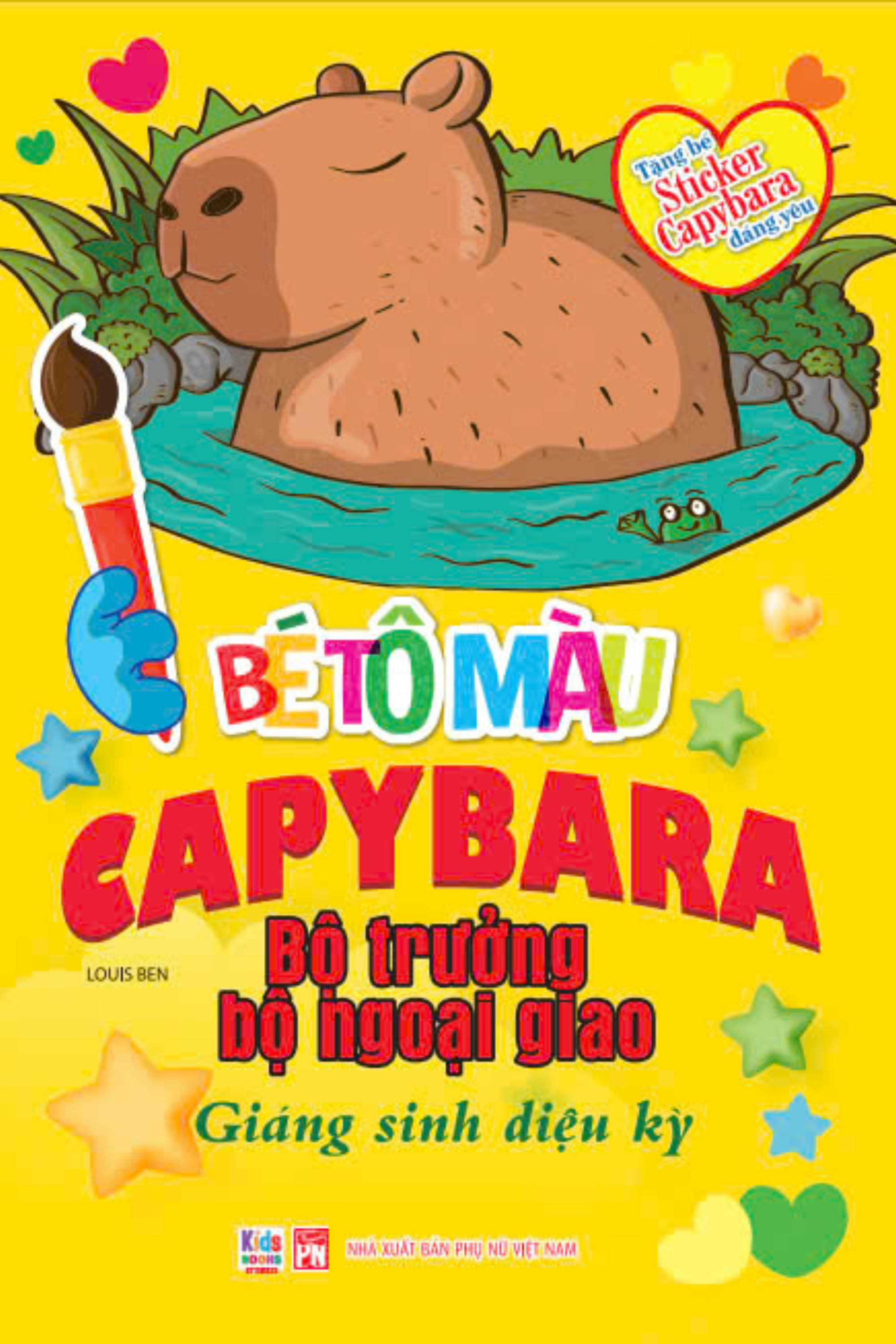 bé tô màu capybara - bộ trưởng bộ ngoại giao - giáng sinh diệu kỳ - Ảnh 2