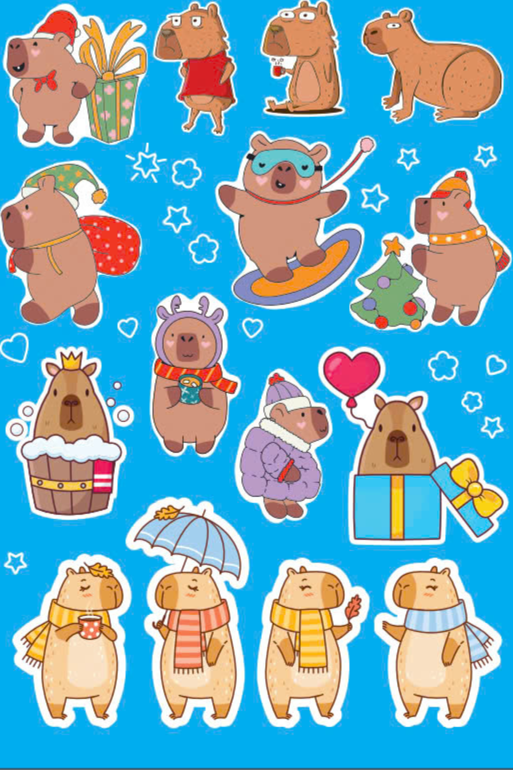 bé tô màu capybara - bộ trưởng bộ ngoại giao - giáng sinh diệu kỳ - Ảnh 4