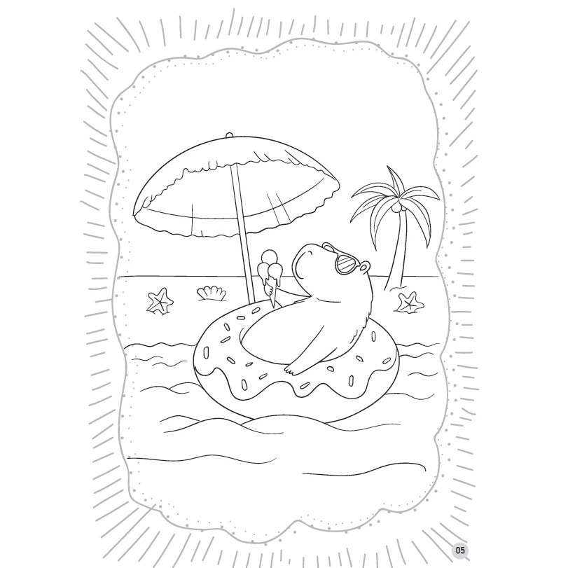 bé tô màu capybara - bộ trưởng bộ ngoại giao - người bạn thân thiện - Ảnh 5