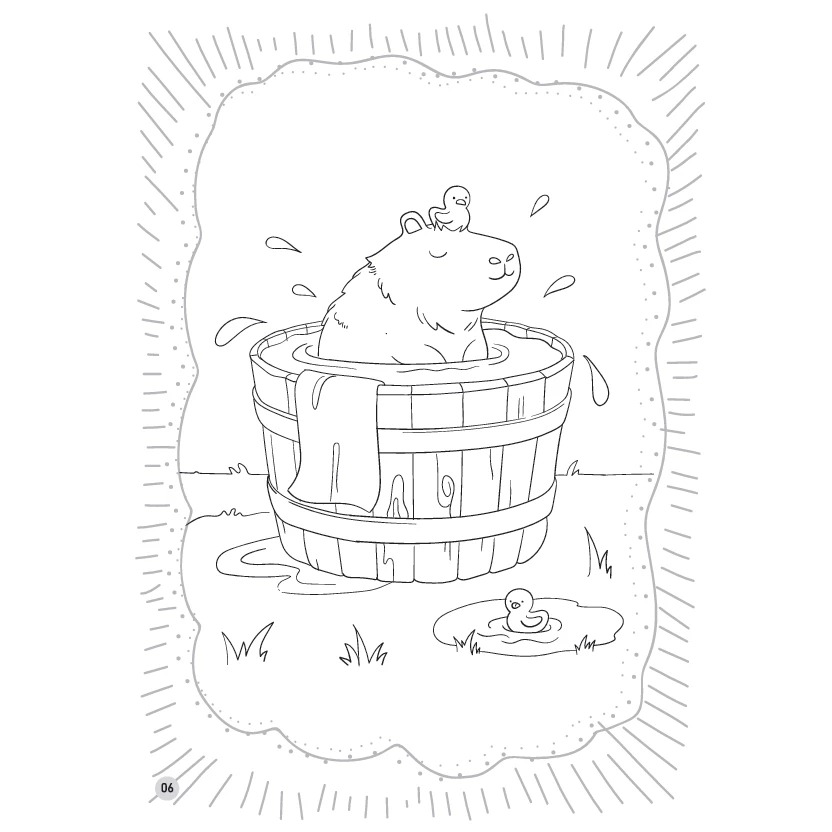 bé tô màu capybara - bộ trưởng bộ ngoại giao - người bạn thân thiện - Ảnh 6