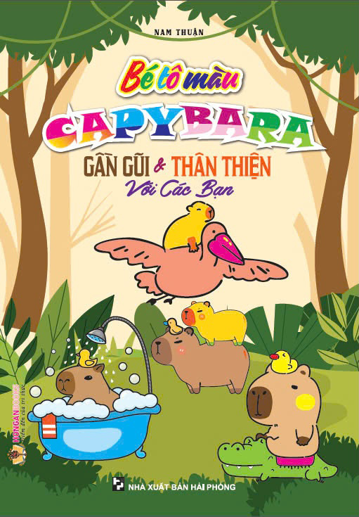 bé tô màu capybara gần gũi và thân thiện với các bạn - Ảnh 2