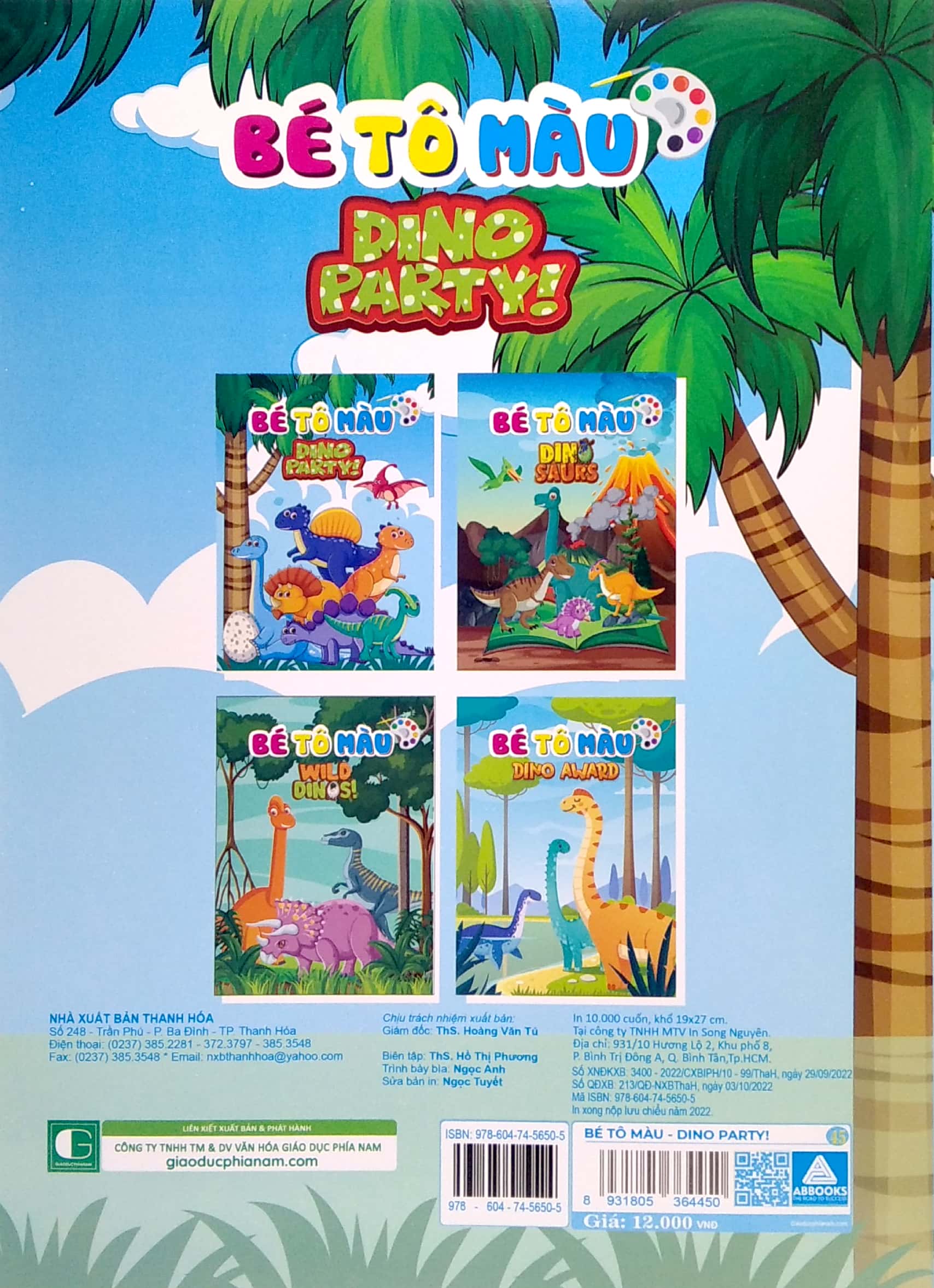 bé tô màu - dino party - Ảnh 6