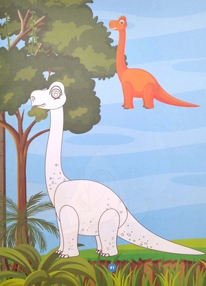 bé tô màu - dino saurs - Ảnh 3