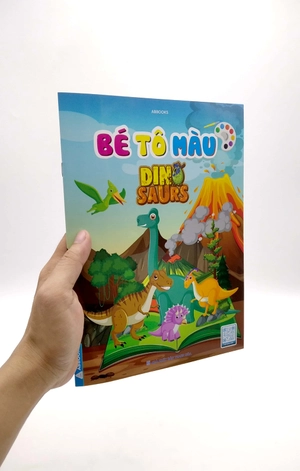 bé tô màu - dino saurs - Ảnh 7