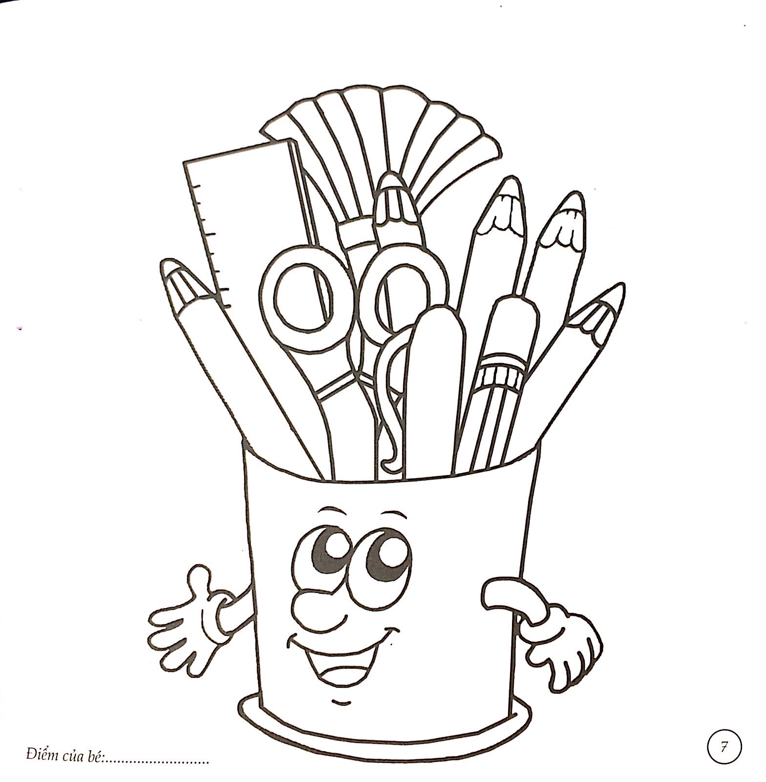 bé tô màu - đồ vật đáng yêu - Ảnh 7