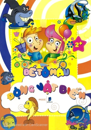 bé tô màu động vật biển - Ảnh 2