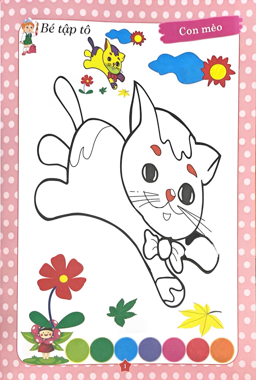 Bé Tô Màu Động Vật Nuôi - Ảnh 2