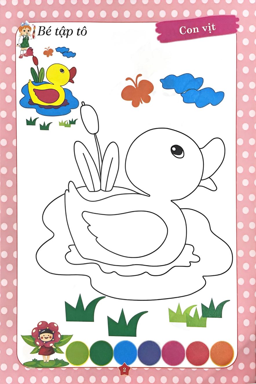 Bé Tô Màu Động Vật Nuôi - Ảnh 3