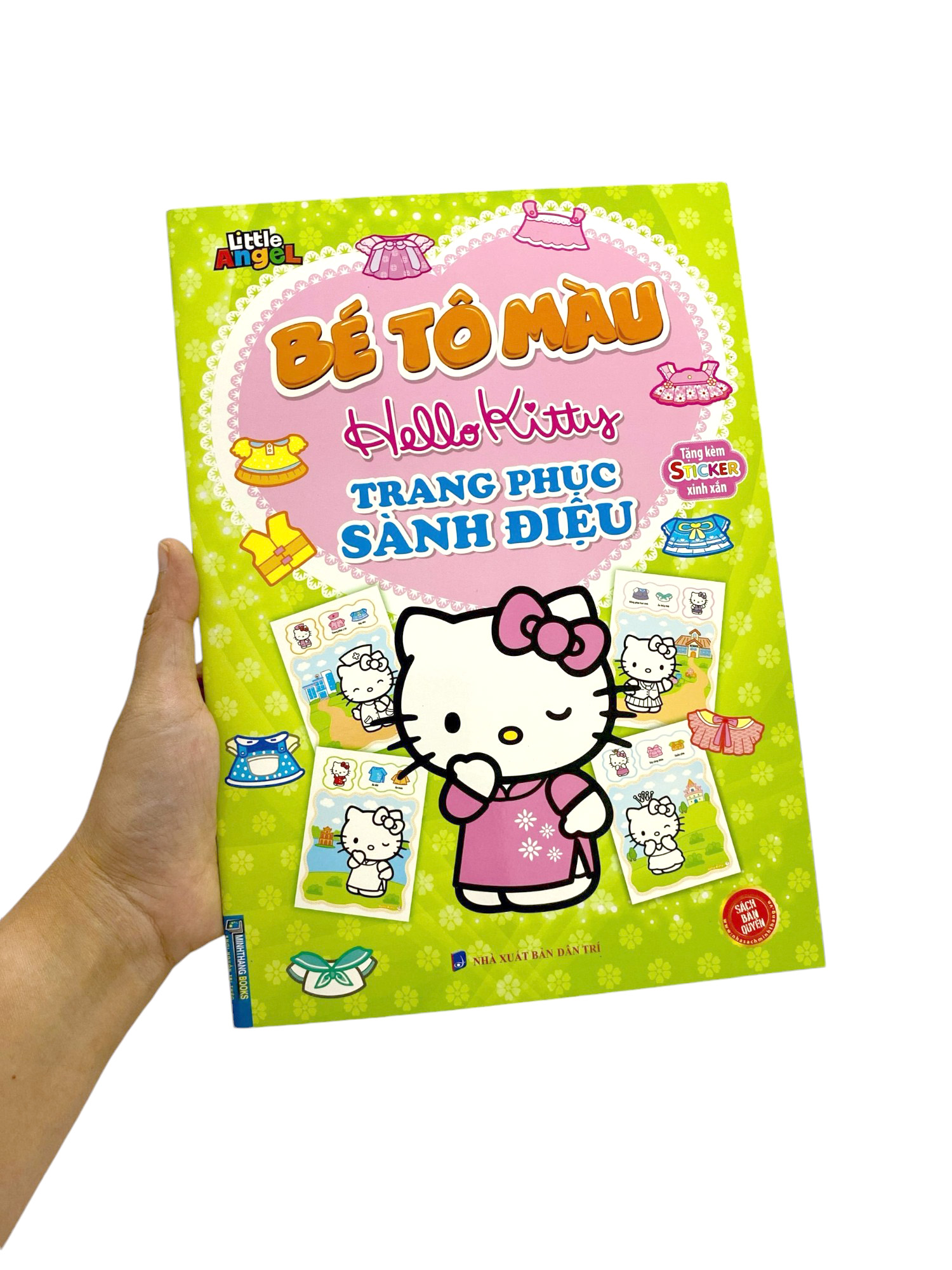 bé tô màu hello kitty - trang phục sành điệu - Ảnh 7