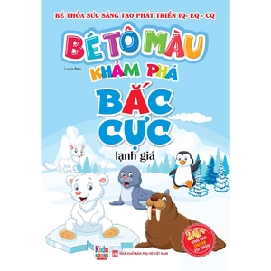 bé tô màu - khám phá bắc cực lạnh giá - Ảnh 2