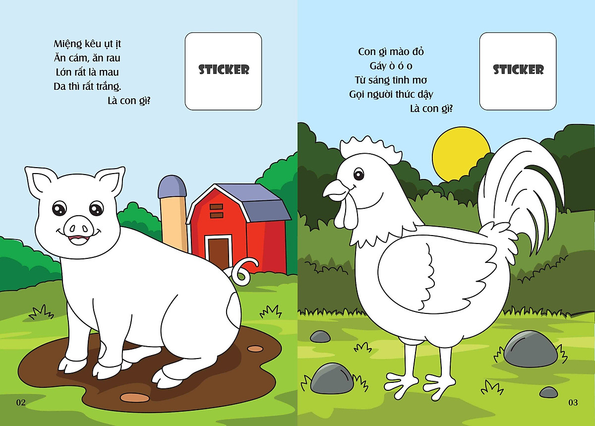 bé tô màu - khám phá nông trại vui vẻ - Ảnh 3