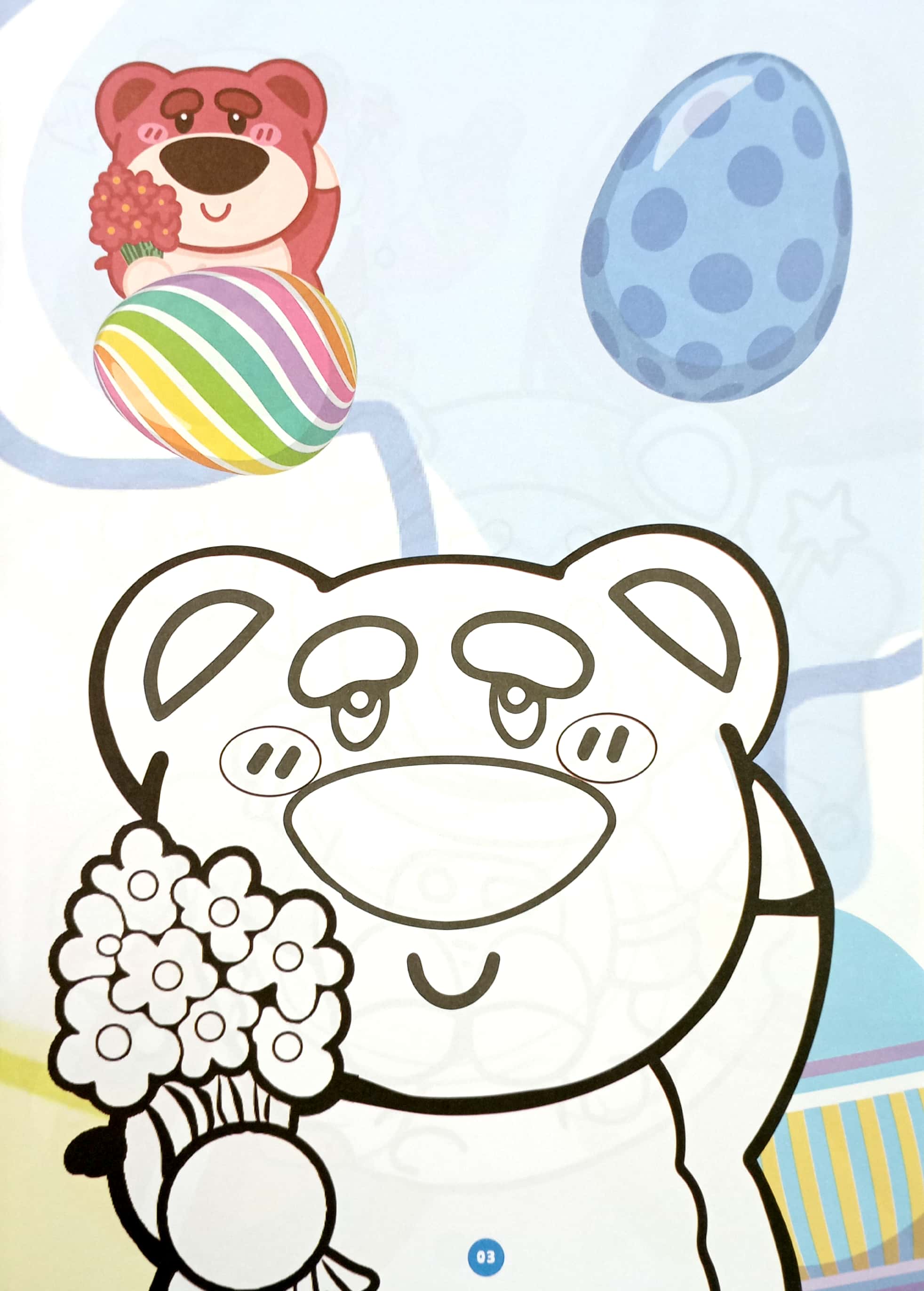 bé tô màu - khám phá trứng cùng lotso - Ảnh 5