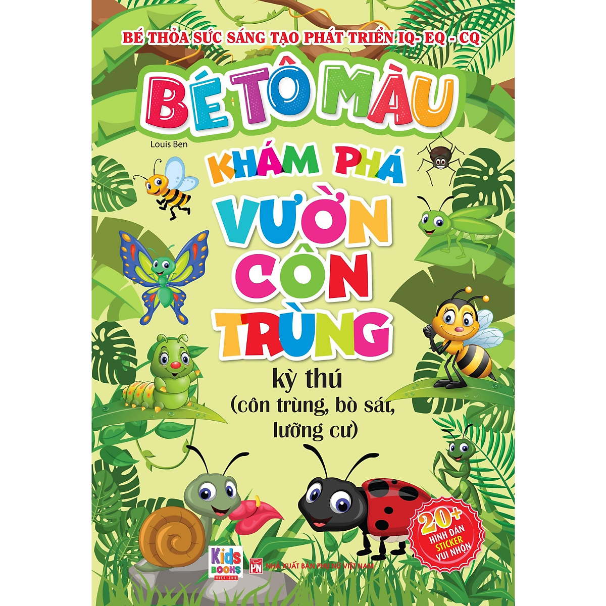 bé tô màu - khám phá vườn côn trùng kì thú - Ảnh 2