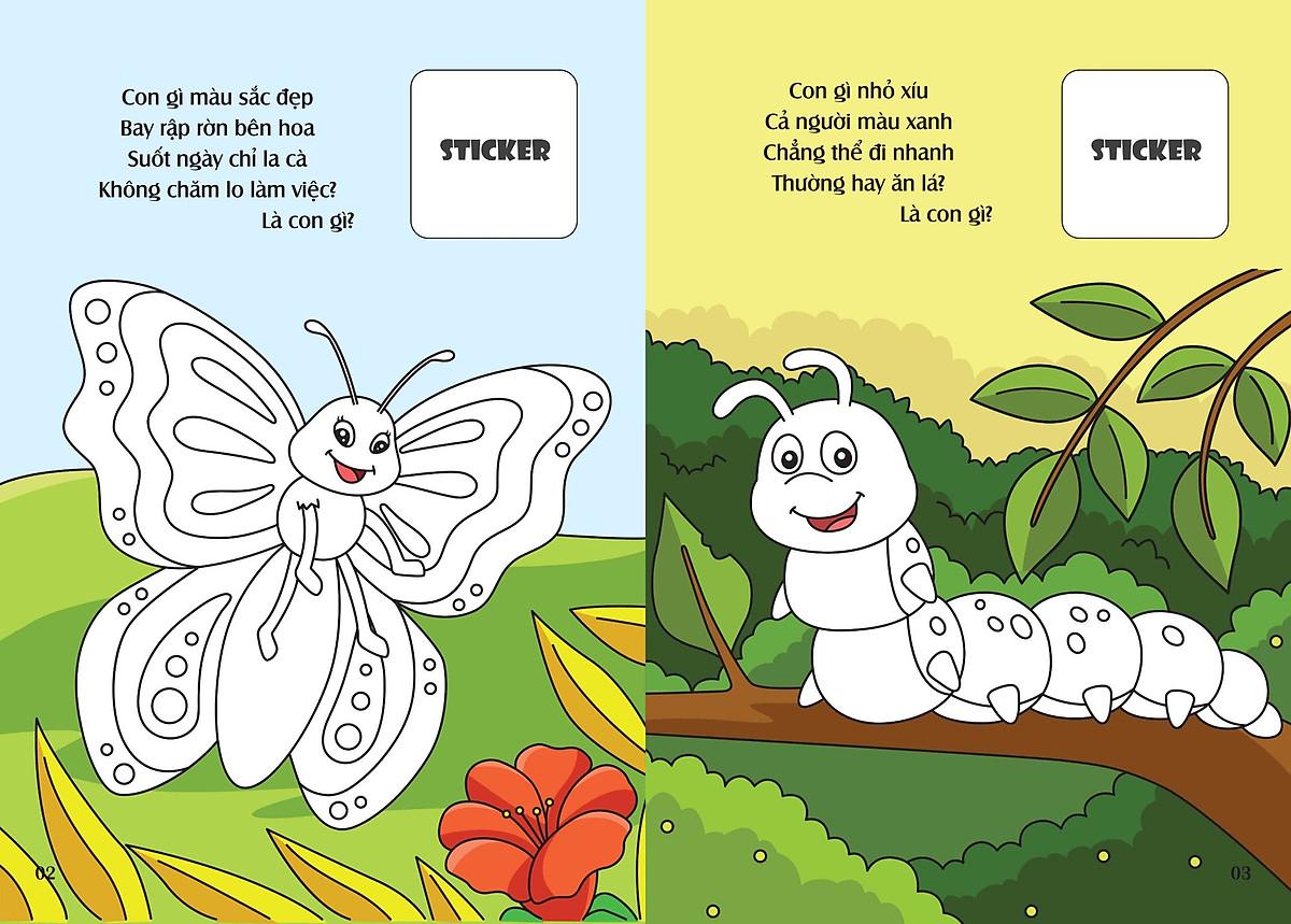 bé tô màu - khám phá vườn côn trùng kì thú - Ảnh 4