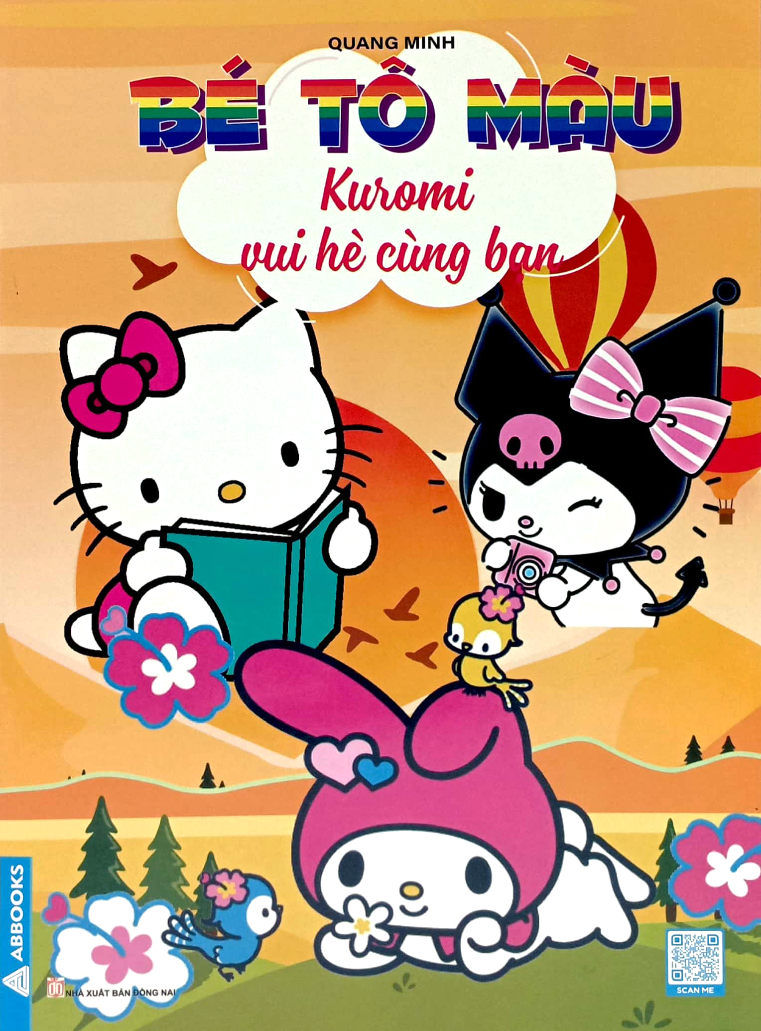 bé tô màu - kuromi vui hè cùng bạn - Ảnh 2