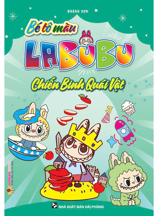 bé tô màu labubu chiến binh quái vật - Ảnh 2