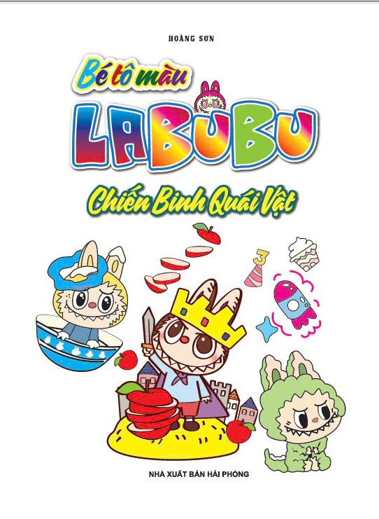 bé tô màu labubu chiến binh quái vật - Ảnh 3