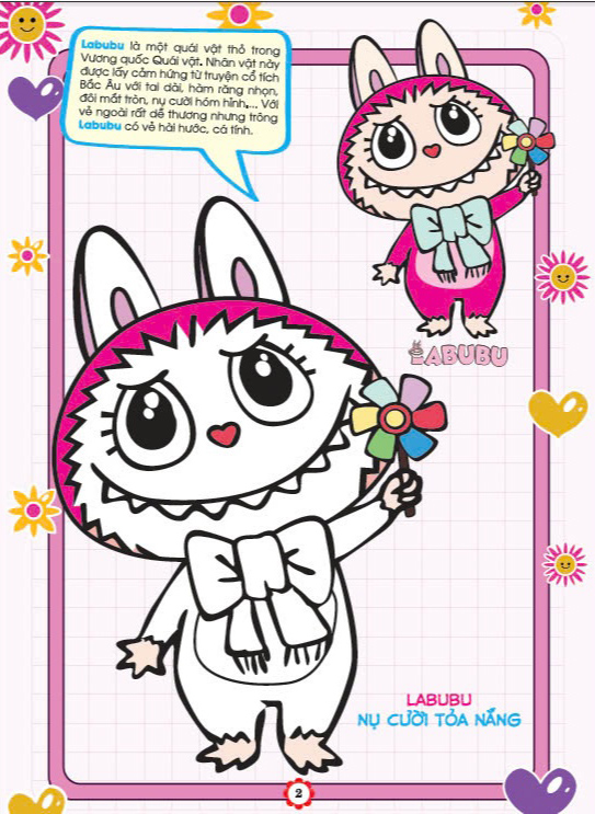 bé tô màu labubu hài hước và cá tính - Ảnh 4