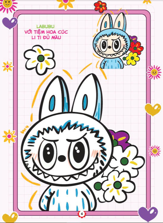 bé tô màu labubu hài hước và cá tính - Ảnh 6