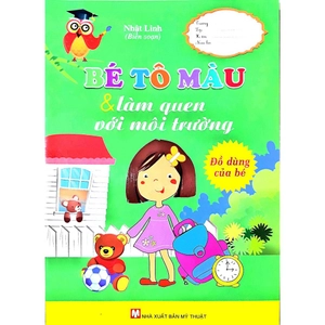 bé tô màu & làm quen với môi trường - đồ dùng của bé - Ảnh 2