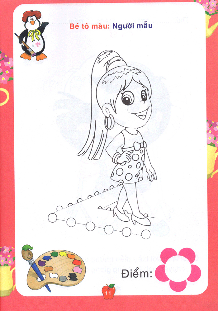 bé tô màu & làm quen với môi trường - nghề nghiệp - Ảnh 12