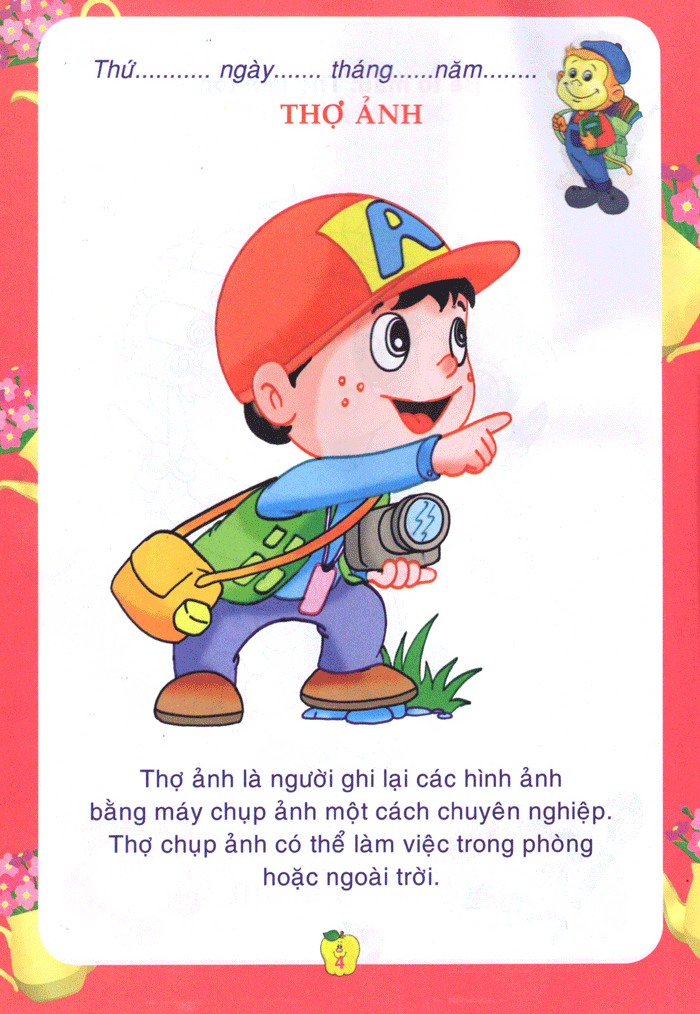 bé tô màu & làm quen với môi trường - nghề nghiệp - Ảnh 5