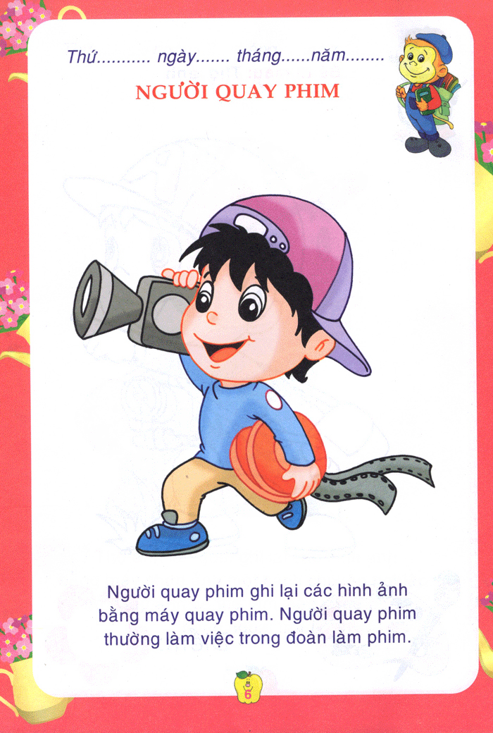 bé tô màu & làm quen với môi trường - nghề nghiệp - Ảnh 7