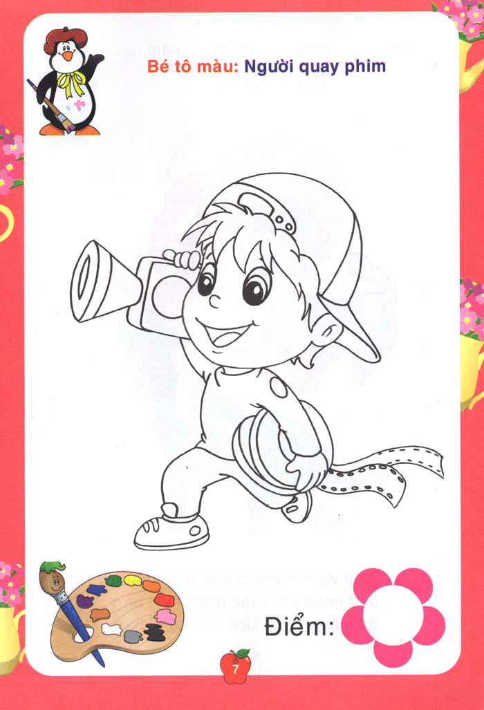 bé tô màu & làm quen với môi trường - nghề nghiệp - Ảnh 8