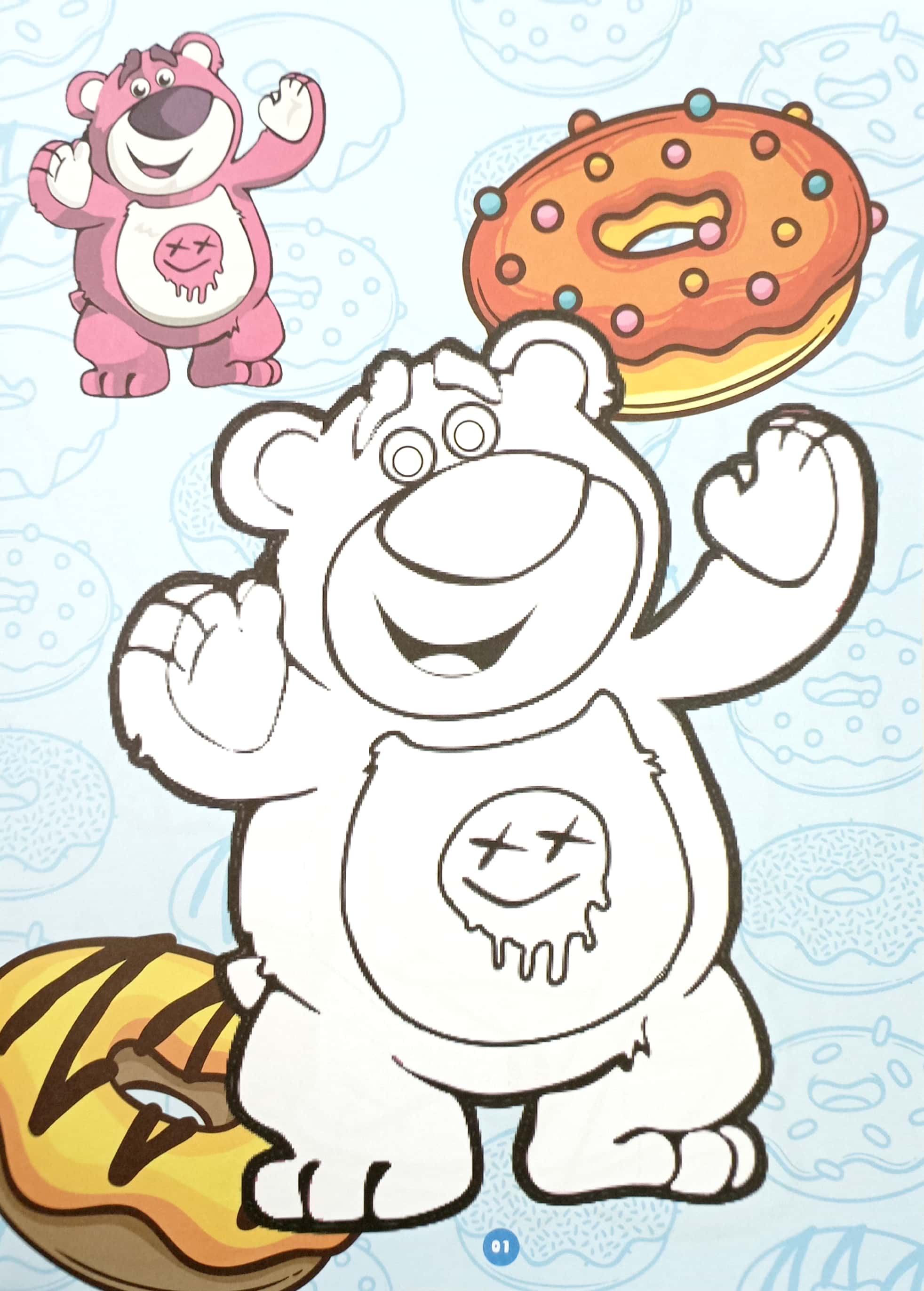 bé tô màu - lotso yêu bánh vòng - Ảnh 3