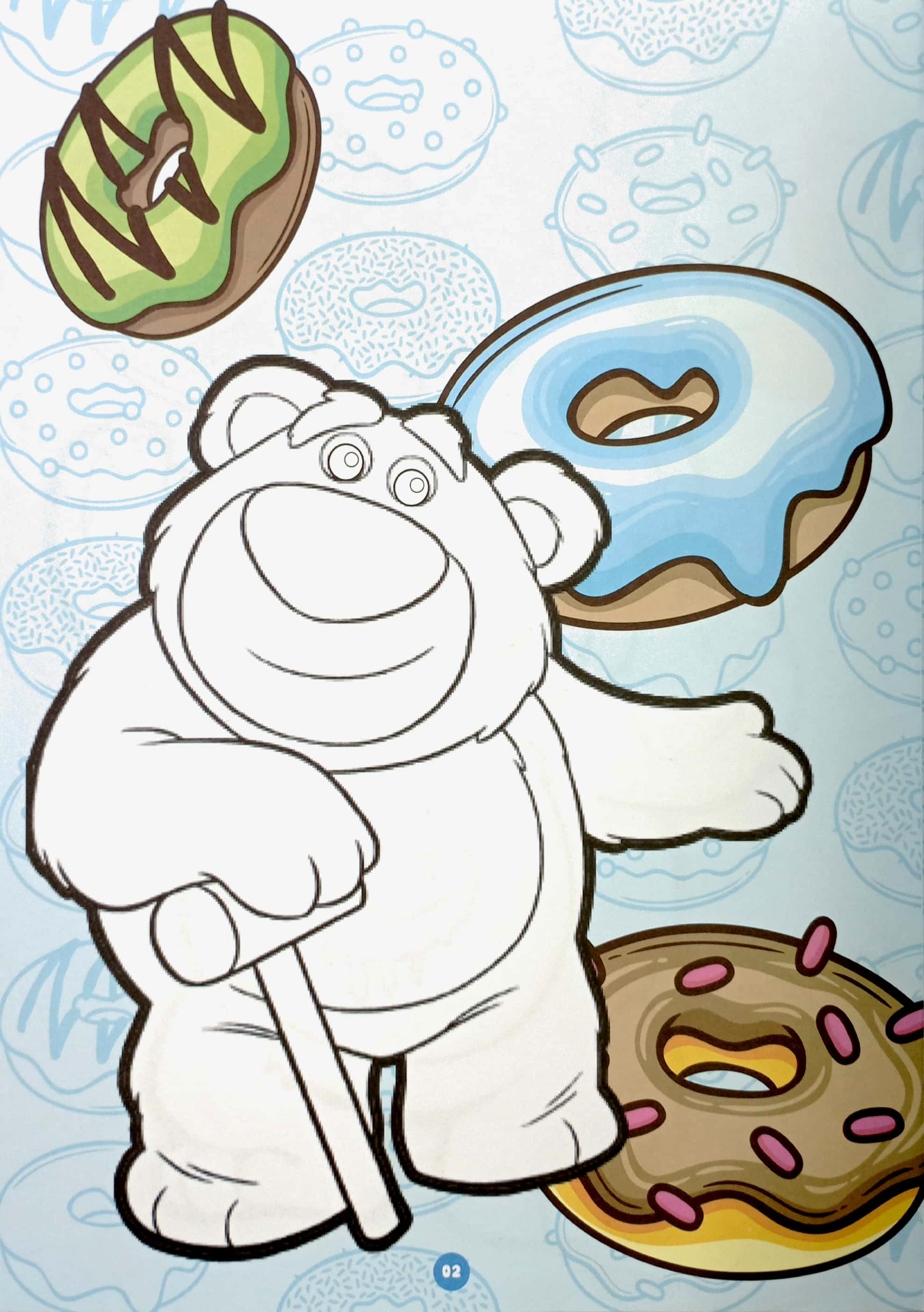 bé tô màu - lotso yêu bánh vòng - Ảnh 4