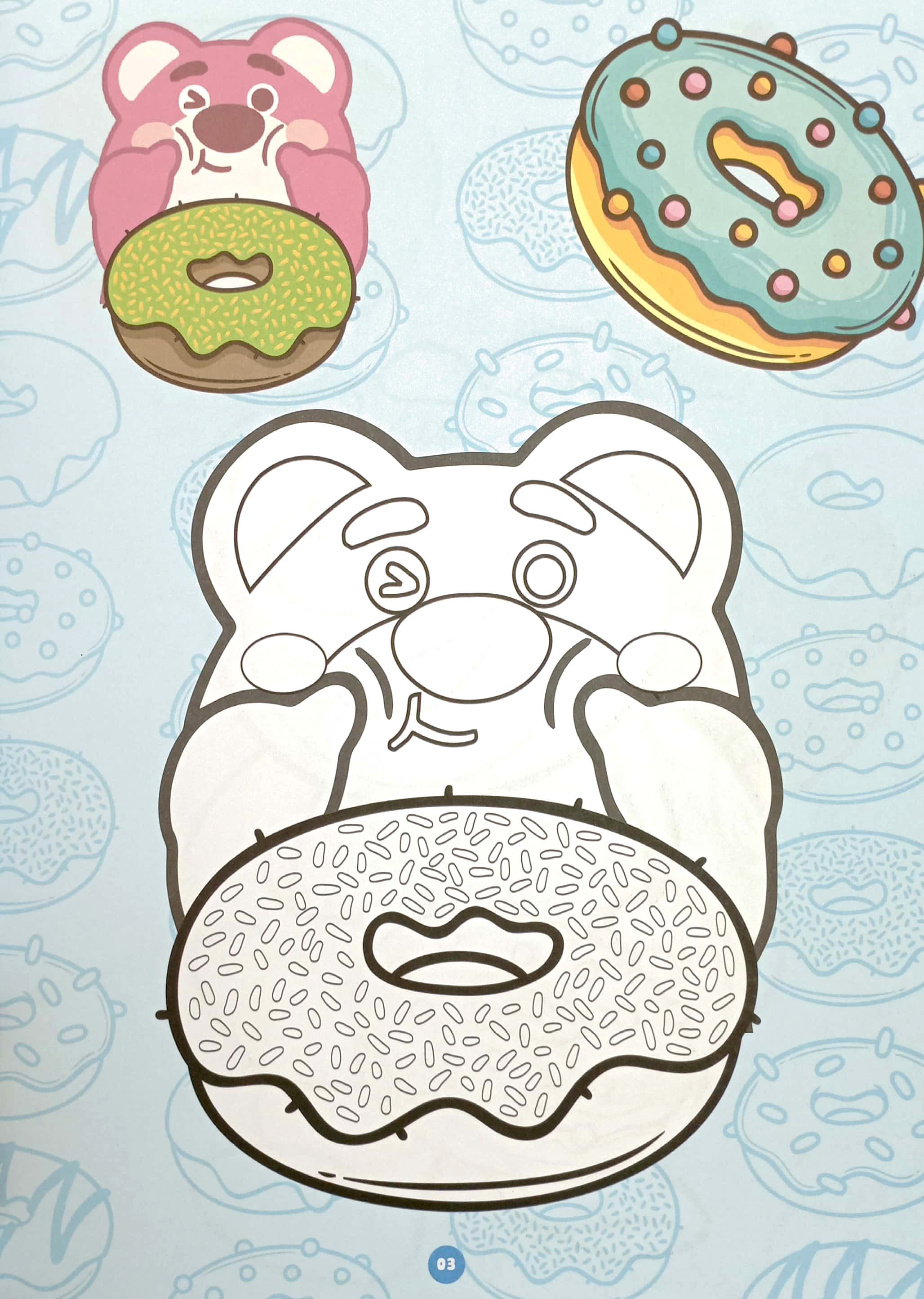 bé tô màu - lotso yêu bánh vòng - Ảnh 5