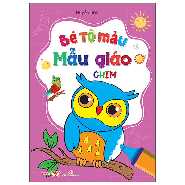 bé tô màu mẫu giáo - chim