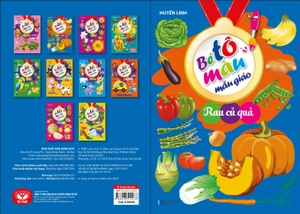 bé tô màu mẫu giáo - rau củ quả - Ảnh 2