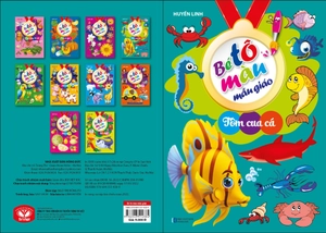 bé tô màu mẫu giáo - tôm cua cá - Ảnh 2