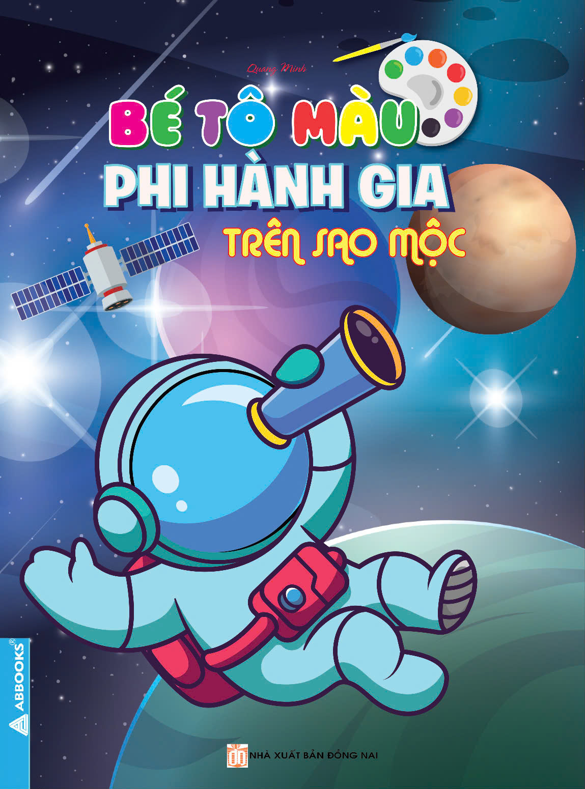 bé tô màu - phi hành gia trên sao mộc - Ảnh 2